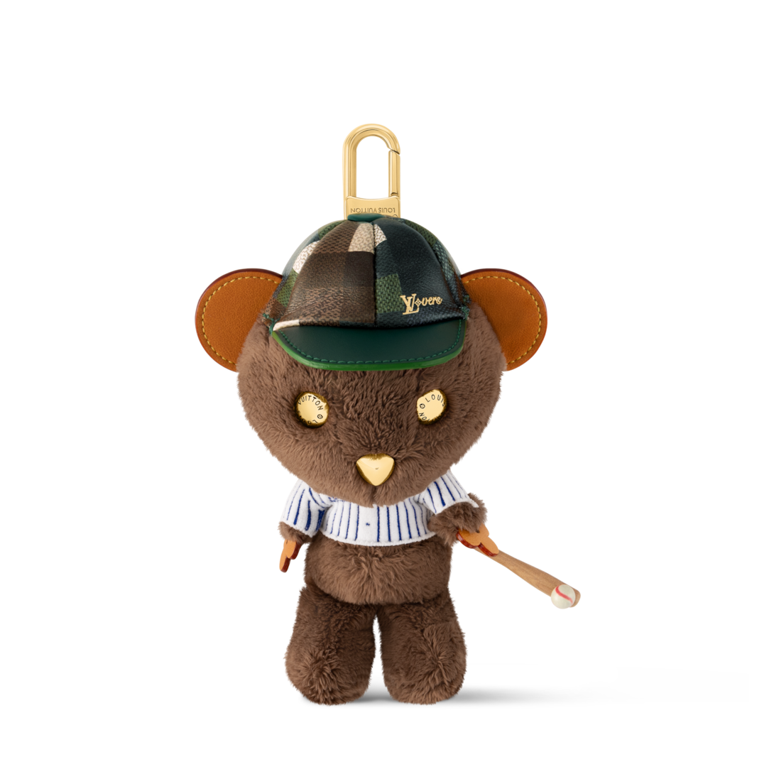 LV Louis Bear Bag Charm - Luxury S00 Green | LOUIS VUITTON